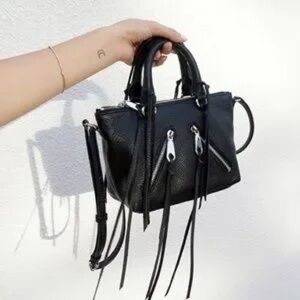 Rebecca Minkoff Micro Moto Women’s Leather Satchel Crossbody Bag